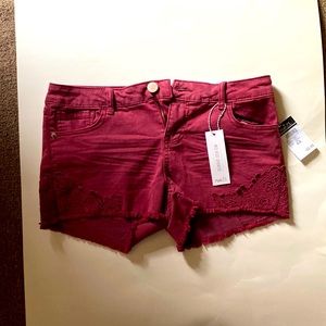 Mid Rise Shortie Shorts